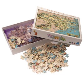 Puzzles for Adults 1000 Pieces North Carolina Wooden Map Jigsaw Puzzle Games USA of State Puzzle Map Decorate