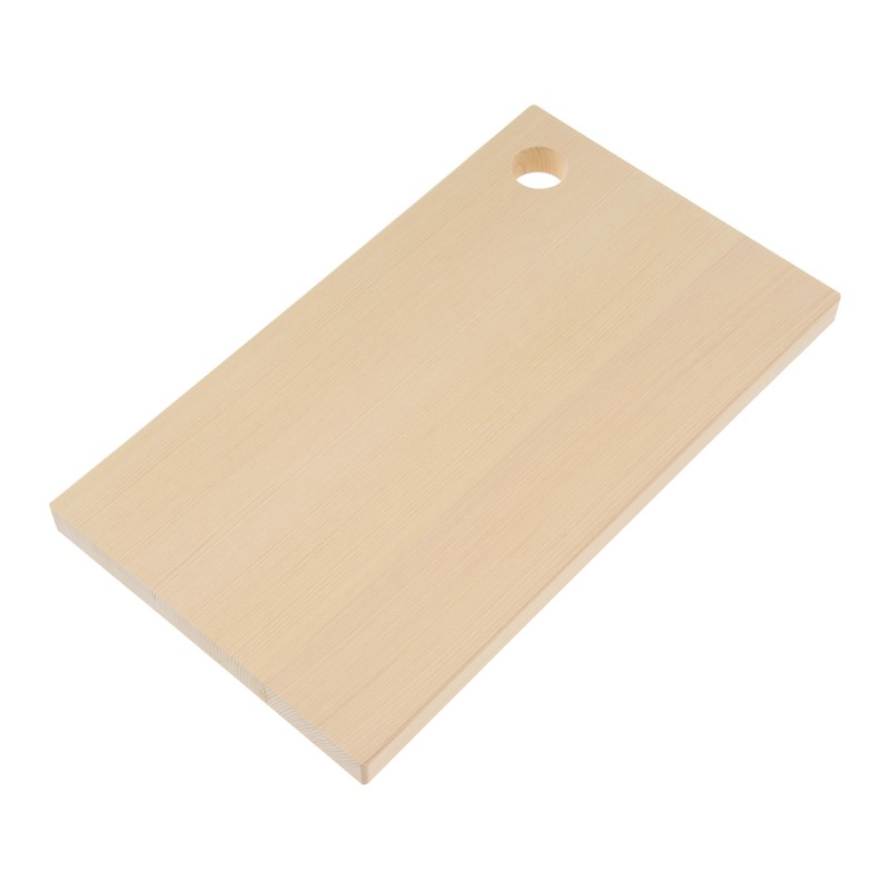 Umezawamokuzaikougeisya Aomori Hiba Cutting Board, 14.2 x 8.3 x 0.8