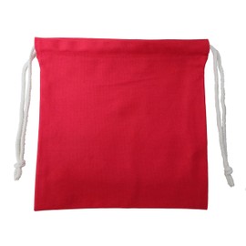 Durable Canvas Drawstring bag set of 10 No. 11 Duck Coins collections Drawstring bag for both Aperture Coin Case Change , Red