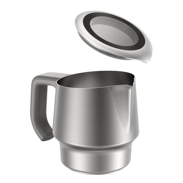 DREO BaristaMaker Milk Frother Pitcher Replacement, 15oz/450ml Pro Latte Art