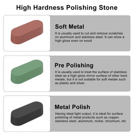 4inch Buffing Polishing Wheel Reusable 3 Colors Polishing Compound Kit with Shank 1/2” Arbor Soft Polishing Pads for Polishing Waxing Wood Plastic Ceramic Metal Jewelry Glass