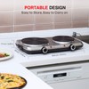 SUNAVO Hot Plates for Cooking, 1800W Electric Double Burner with