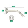 Purelux Shower Arm 8 Inches Universal Replacement Made of Stainless