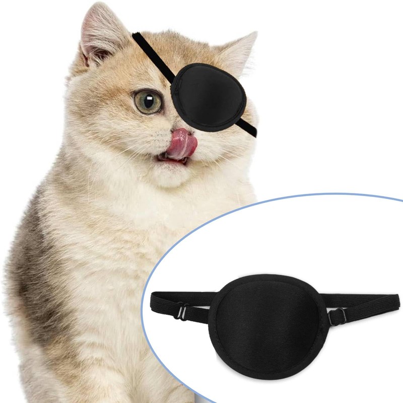 KPPTYTY Dog Eye Patch, Adjustable Soft Dog Eye Patch, Eye