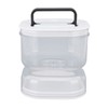 Pickle Jar with Strainer Flip Leak Proof Pickle Juice Separator