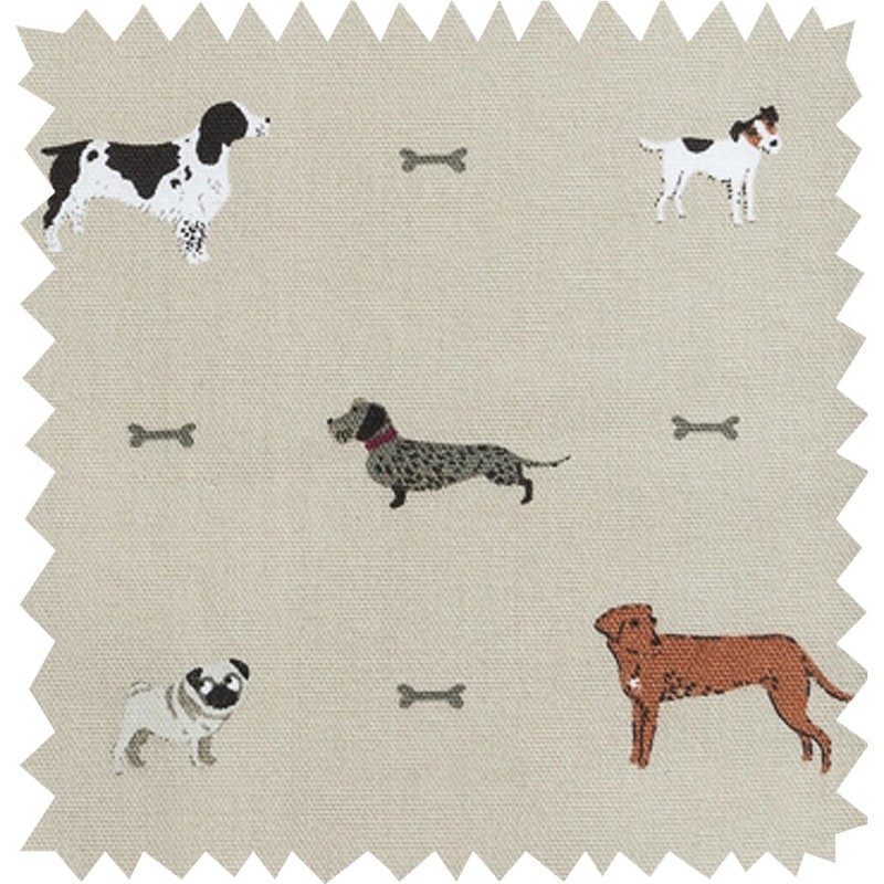 Sophie Allport - Woof Roller Hand Towel, 100% Cotton, Hard