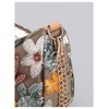 QWINEE Women's Sparkly Sequin Floral Evening Handbags Elegant Mini Crossbody