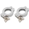 Zreneyfex 2Pcs KF-25 Aluminium Nut Quick Clamp with Centering O-Ring