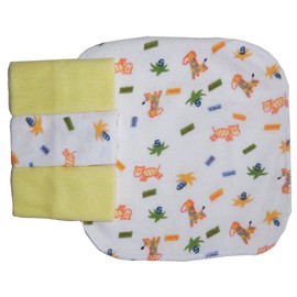 Bambini Four Piece Wash Cloth Set White