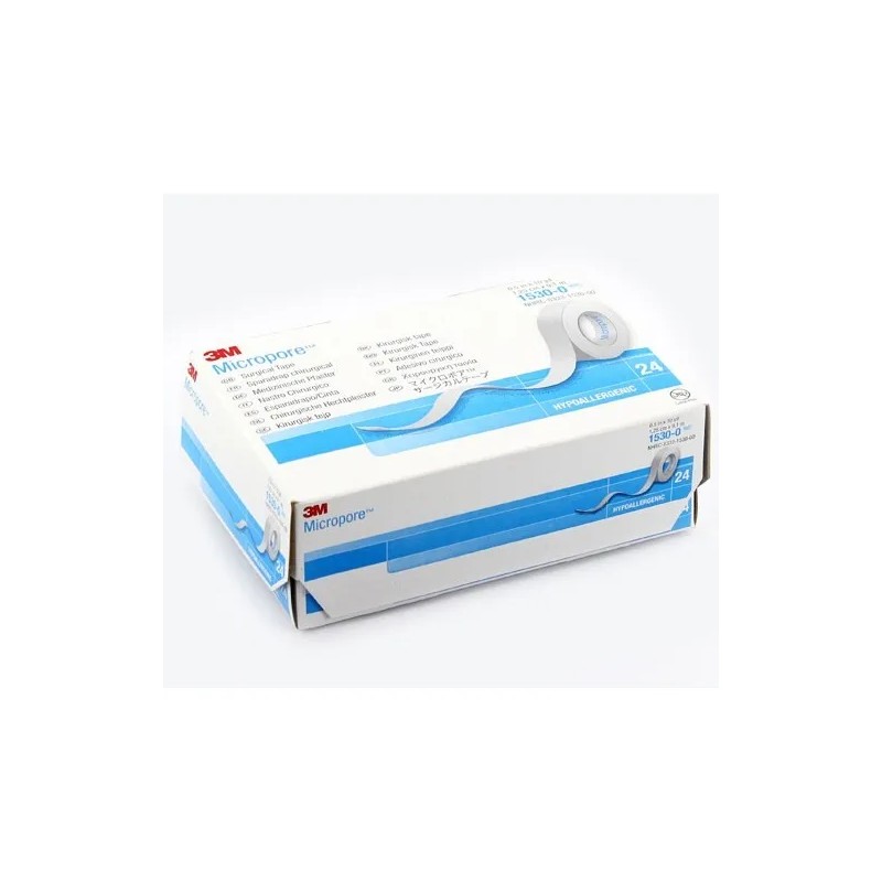 Micropore Blanco 14m Caja Rollos