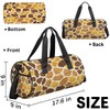 Giraffe Patterns Travel Gym Bag Waterproof Sport Dance Bag for