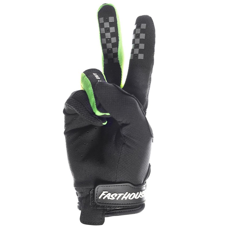 FASTHOUSE Elrod Nitro Glove (Black Neon, Medium)