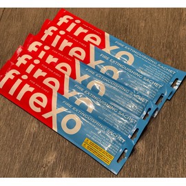 Firexo 5 Pack Firexo Cooking Pan Fire Extinguisher Sachets - Fire Blanket Alternative
