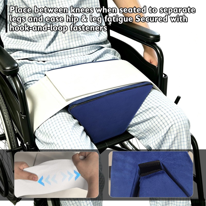 2-in-1 Abduction Pillow for Hip Replacement with Knee Separator Pillow