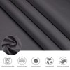 EurCross Dark Grey Shower Curtain 200 x 180 cm Textile
