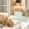 kiplant Bread Box for Kitchen Countertop, Large Bread Storage Container