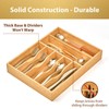 Umilife Kitchen Drawer Organizer, 12.5 Inch Silverware Utensil Tray Holder,
