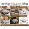 15 Pack Travel Vacuum Storage Bags with Rechargeable Electric Pump,