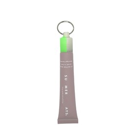 Morelan Brands Keychain Cap for Summer Fridays Lip Balm Key Chain Screw On Lid (Glow In Dark)
