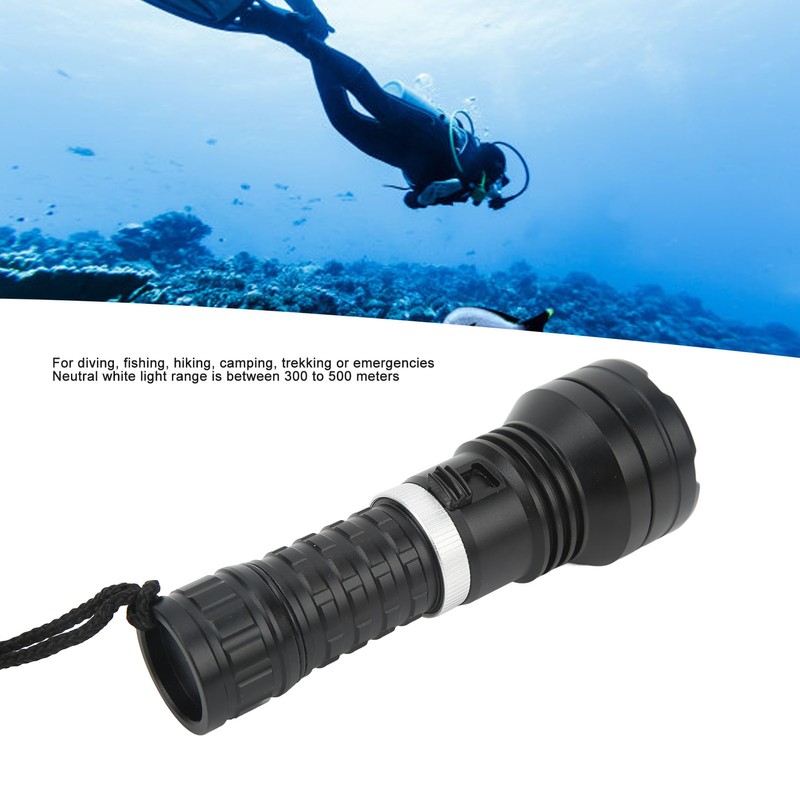 D855 Underwater Diving Light Highlight XHP70 Magnetic Switch Fixed Focus