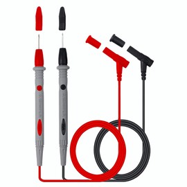 Pair of 42" 1000V 20A Black & Red Test Leads