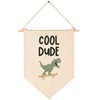 Dinosaur Skateboard Idea-Sign Above Crib-Baby Flag Wall Decor Gifts for