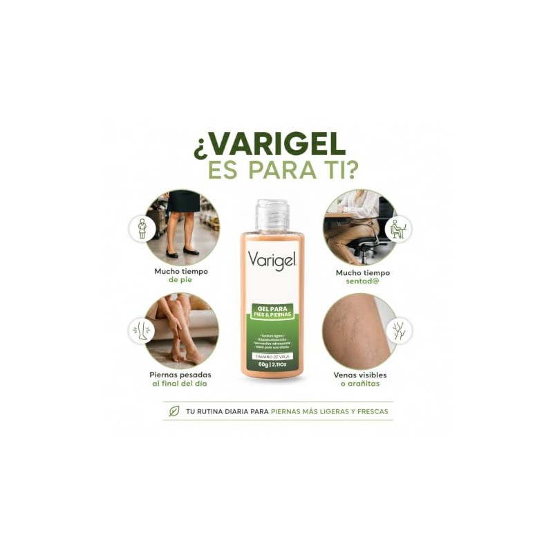 Varigel 60gr | Gel para pies y piernas Refrescante con
