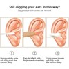 6 Counts Set Stainless Steel Spiral Ear Massage Cleaning Tool,Stainless