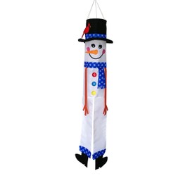 In the Breeze 5028 Buddy Windsock-Hanging Holiday Decoration, 40 Inches, 40" Lil' Snowman