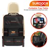 SURDOCA Backseat Car Organizer with Foldable Tray for Kids &