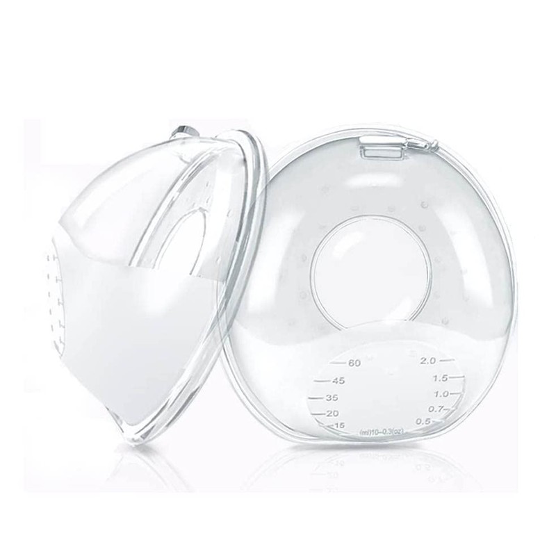 LURKO Conchas Recolectoras Lactancia 60 ml, 2 Piezas, Portectores Silicona