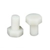FEEIMOL Plastic Screws Nylon Hex Screws Fully Threaded Machine Screws