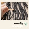 KACOLA Dreadlock Crochet Hook for Hair, Loc Needle for Dreads,