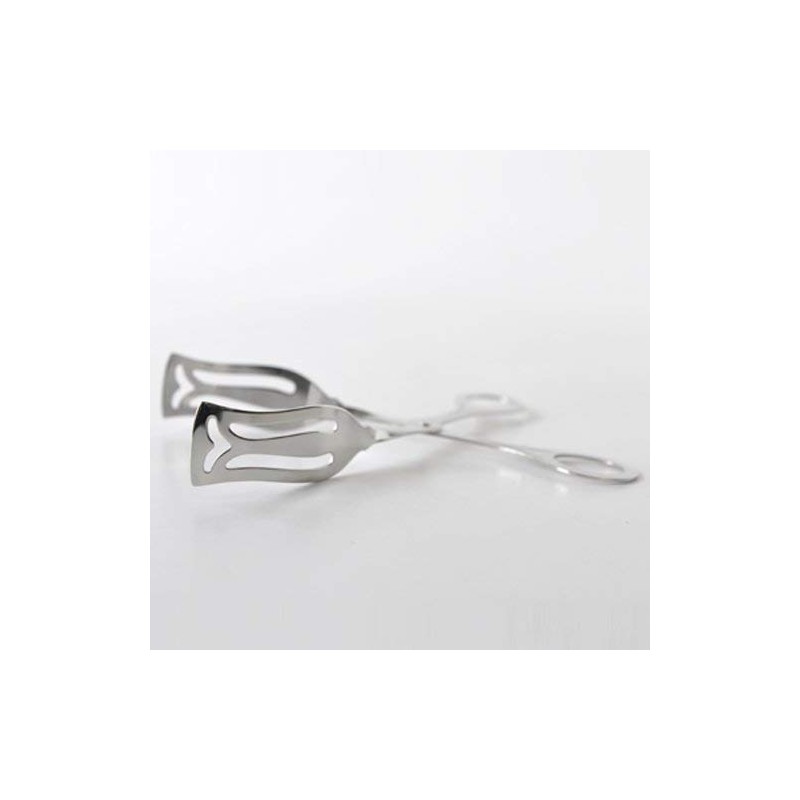 Alessi Pastry Tongs, Silver