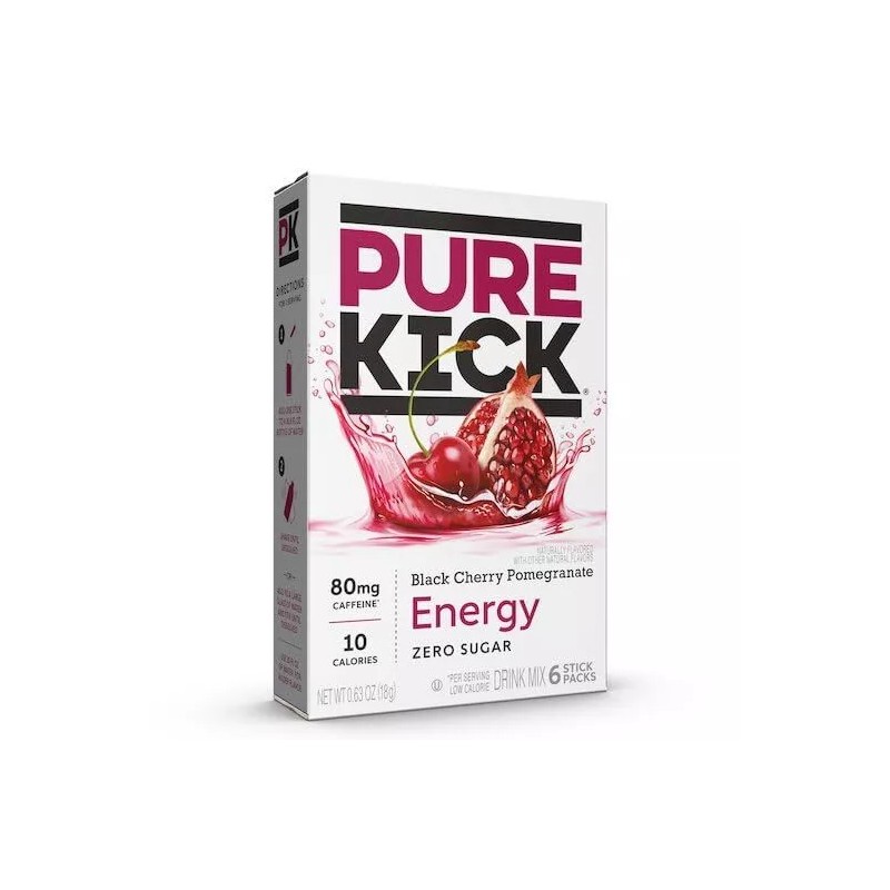 The Jel Sert Company Pure Kick Energy Singles To Go