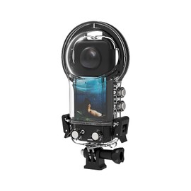 LICHIFIT Waterproof Case Sealed Diving Housing for Insta360 X3 Panoramic Camera Protective Case with Bracket Accessories