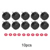 10 Pcs Practical Screw Covers with Gaskets for Fishing Reel