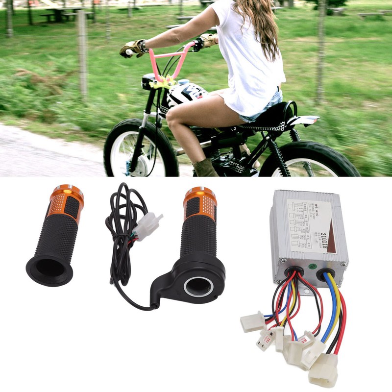 48V 800W Brushed Motor Controller with Yellow Grips Set Heat