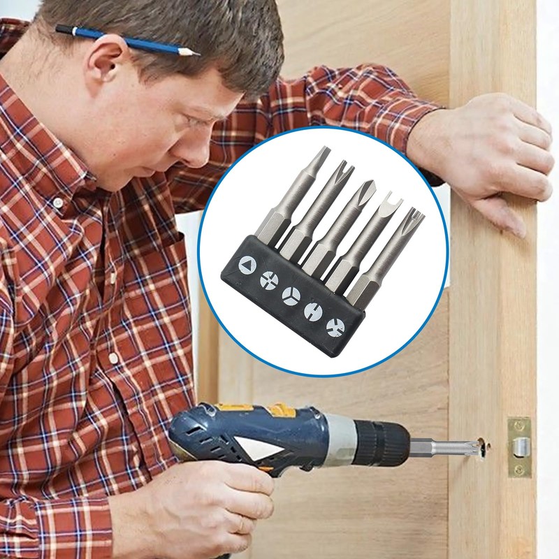IUSOT Triangle Screwdriver Set, 5-Piece Special Screwdriver Bit Set 50