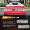 OFFKAT 2PCS Clear Lens Rear Tail Lights Brake Signal Lamps