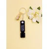 JunyiDIY Heart Disease Emergency Keychain with Powerful Whistle and Portable