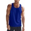 Zengjo Mens Running Singlet(Royal Blue,XL)