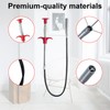 Drain Snake Hair Drain Clog Remover Tool, 63in Flexible Grabber