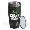 Snake Lovers Black Edition Viking Tumbler 20oz - Snake whisperer