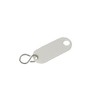 WEDO 262813400 Key Ring for Labelling, White, Pack of 100,