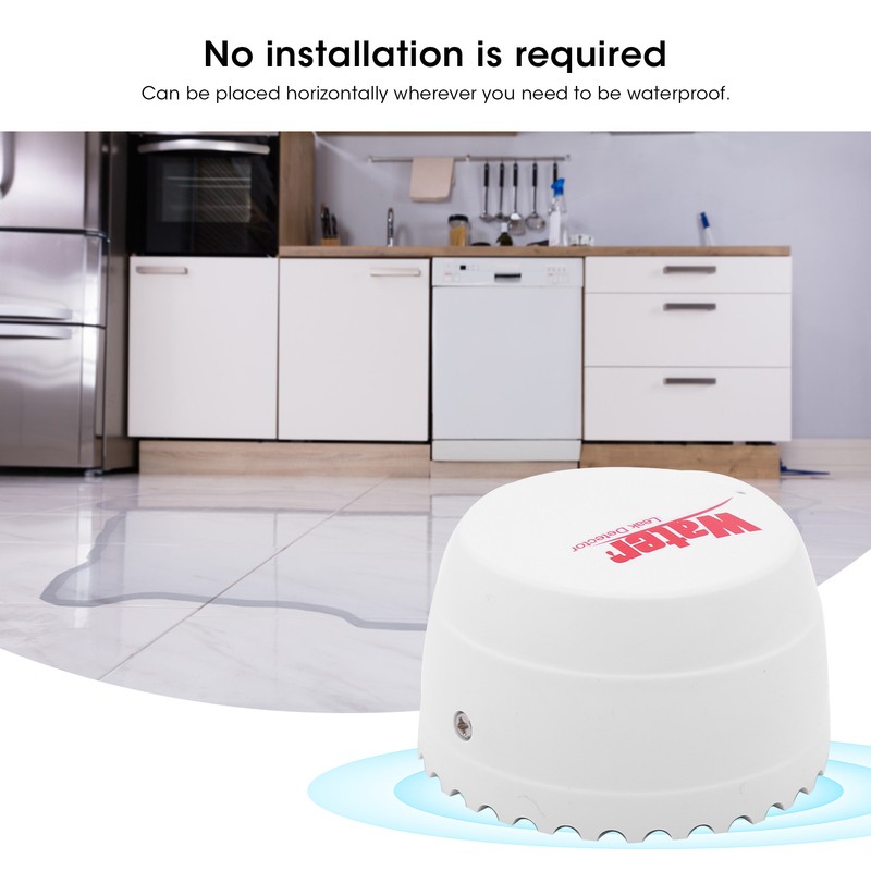 3V Wifi Wireless Water Leakage Detector Overflow Alarm Red LED