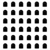 36Pcs Rubber Tips for Stylus Pens, 0.24inch (6mm) Replacement Nibs