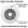 4pcs Roller Wheel Parts Replacement for Total Gym Wheels/Rollers, Fit