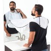 Beard Shaving Catcher Bib with Two Hooks Family's Beard Apron