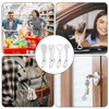 4 Pcs Stainless Steel Shopping Trolley Token Remover with Aluminium